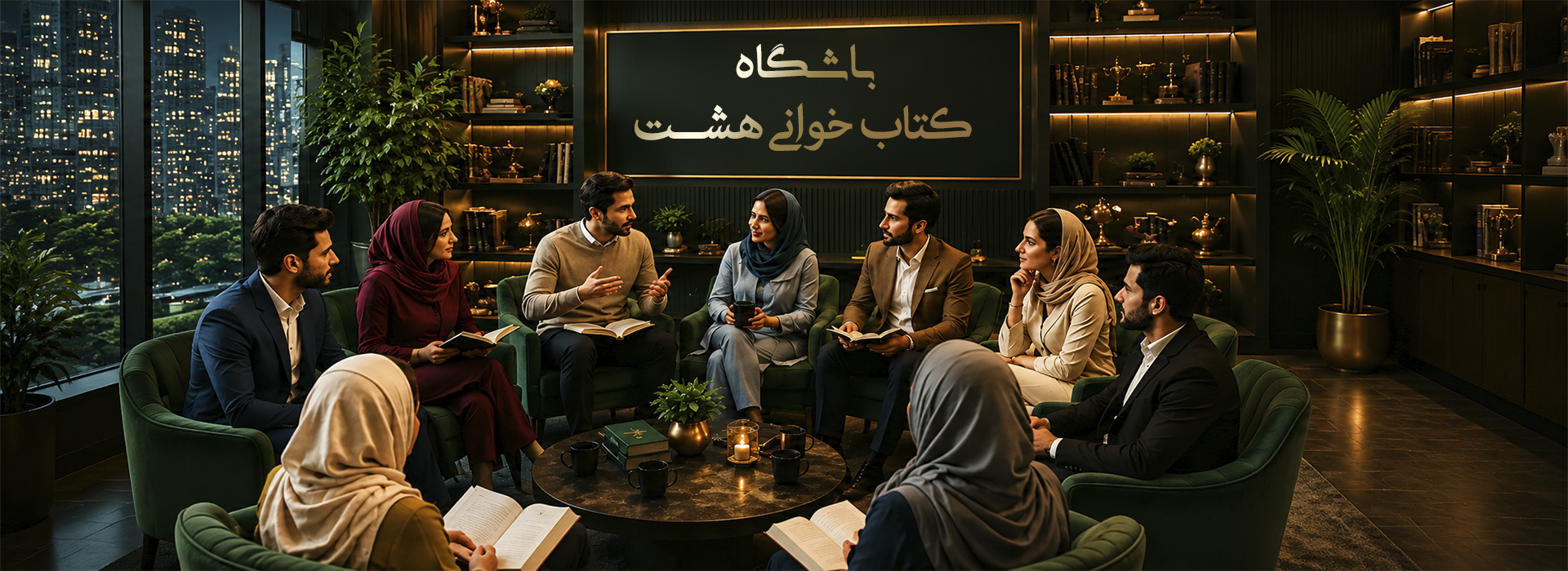 باشگاه کتاب خوانی هشت